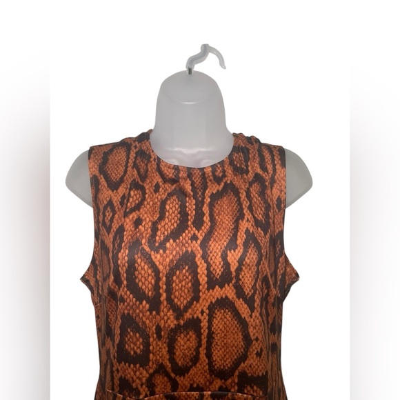 WeWoreWhat Snake Print Muscle Tank Mini Dress Size Large NWT - Picture 4 of 6